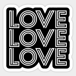 Love design for valentines day or gift for lover Sticker